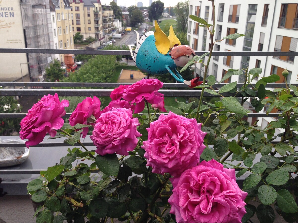 Sitzbereich auf dem Balkon